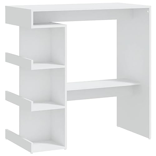 Generico Kangqiling 809449 Bartisch mit Ablagen 100 x 50 x 101,5 cm aus Spanplatte Generico Kangqiling 809449 Bartisch mit Ablagen 100 x 50 x 101,5 cm aus Spanplatte von Generisch