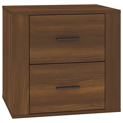 Generico Kangqiling 816711 Nachttisch Eiche Braun 50 x 39 x 47 cm, Braun Generico Kangqiling 816711 Nachttisch Eiche Braun 50 x 39 x 47 cm, Braun von Generisch