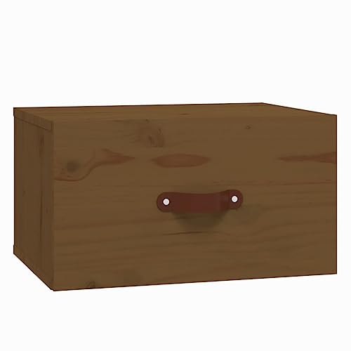 Generico Kangqiling 820992 Wand-Nachttisch, 40 x 29,5 x 22 cm, Braun von Generisch