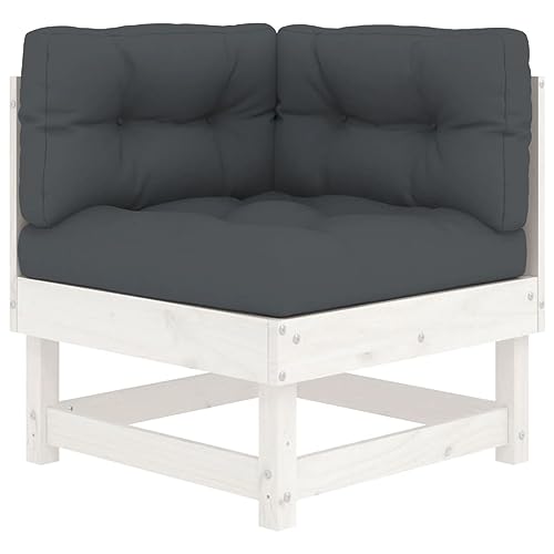 Generico Kangqiling 825423 Ecksofa mit Kissen aus massivem Kiefernholz von Generisch
