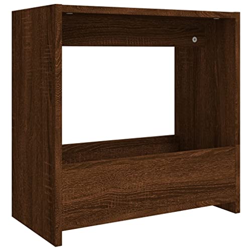 Generico Kangqiling 826631 Couchtisch aus braunem Eichenholz 50 x 26 x 50 cm von Generisch