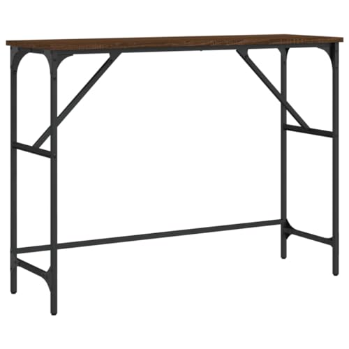 Generico Kangqiling 834059 Konsolentisch Eiche Braun 100 x 32 x 75 cm aus mehrschichtigem Holz, Braun, 834059 Generico Kangqiling 834059 Konsolentisch Eiche Braun 100 x 32 x 75 cm aus mehrschichtigem Holz, Braun, 834059 von Generisch