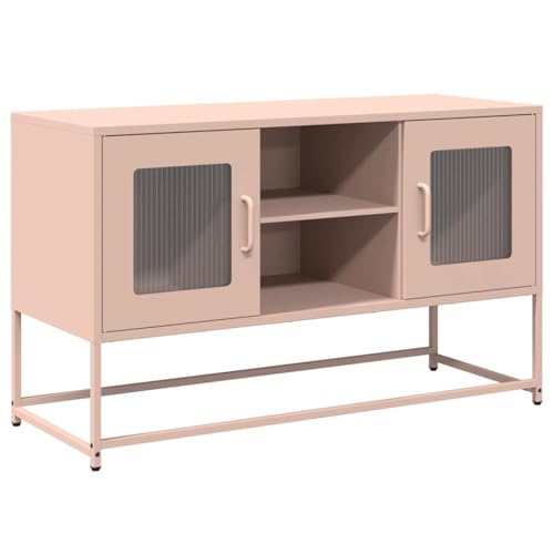 Generico Kangqiling 853381 TV-Möbel, Rosa, 100,5 x 39 x 60,5 cm, aus Stahl, Rosa von Generisch