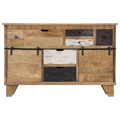 Generico Kangqiling Anrichte 140 x 38 x 90 cm aus massivem Mangoholz, Braun, 249874 Generico Kangqiling Anrichte 140 x 38 x 90 cm aus massivem Mangoholz, Braun, 249874 von Generisch