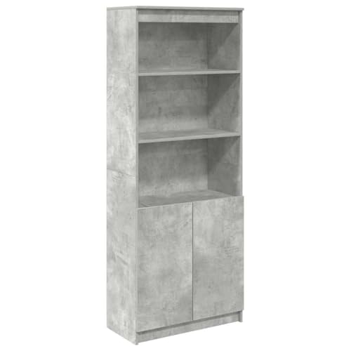 Generico Kangqiling Anrichte grau Zement 70 x 35 x 180 cm aus mehrschichtigem Holz, Grau, 3328474 von Generisch