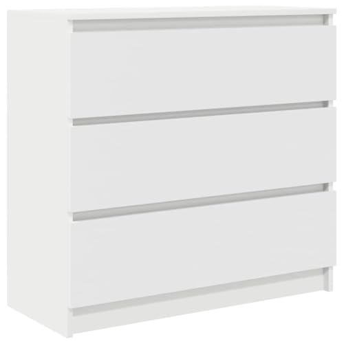 Generico Kangqiling Anrichte weiß 80 x 35 x 76 cm aus mehrschichtigem Holz, 861733 von Generisch