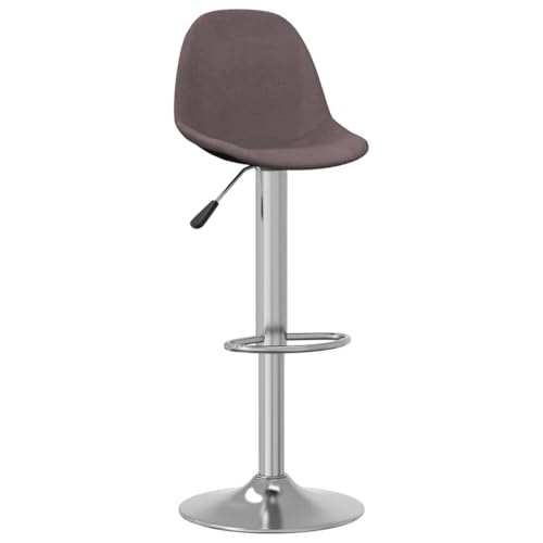 Generico Kangqiling Barhocker 2 Stück Taupe aus Stoff, Taupe, 333390 von Generisch