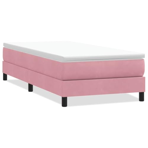 Generico Kangqiling Boxspringbett ohne Matratze Rosa 100 x 220 cm aus Samt, Rosa, 3315866 Generico Kangqiling Boxspringbett ohne Matratze Rosa 100 x 220 cm aus Samt, Rosa, 3315866 von Generisch