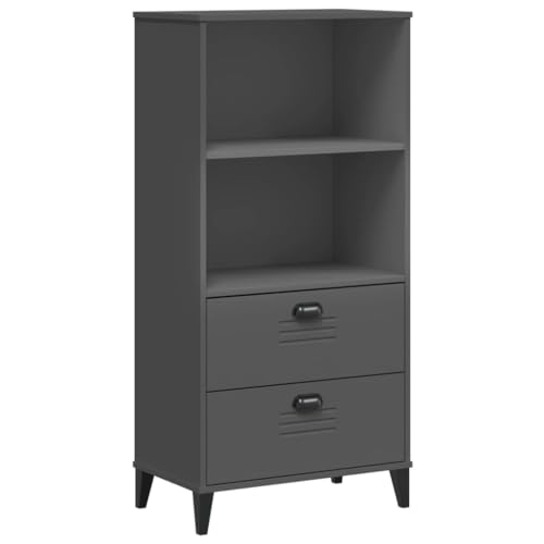 Generico Kangqiling Bücherregal VIKEN Grau Anthrazit 60 x 35 x 123 cm Holz mehrschichtig, Anthrazit, 374949 Generico Kangqiling Bücherregal VIKEN Grau Anthrazit 60 x 35 x 123 cm Holz mehrschichtig, Anthrazit, 374949 von Generisch