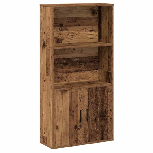 Generico Kangqiling Bücherregal aus altem Holz, 60 x 24 x 120 cm, aus mehrschichtigem Holz, Braun, 860425 Generico Kangqiling Bücherregal aus altem Holz, 60 x 24 x 120 cm, aus mehrschichtigem Holz, Braun, 860425 von Generisch