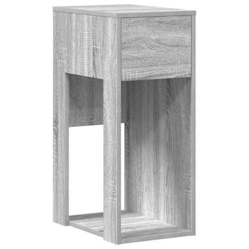 Generico Kangqiling Computerturmständer mit Schublade Grau 30 x 44 x 74 cm, Grau, 858736 von Generisch