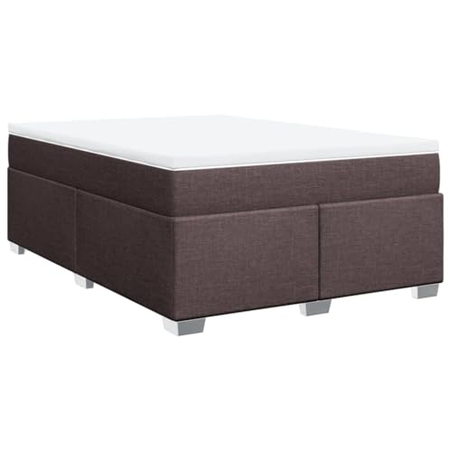 Generico Kangqiling Federbett mit Matratze Dunkelbraun 160 x 200 cm Stoff, Braun, 3285147 von Generisch