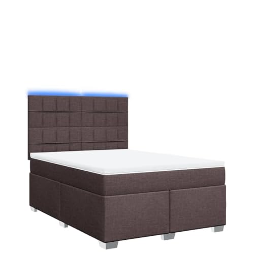 Generico Kangqiling Federbett mit Matratze Dunkelbraun 160 x 200 cm Stoff, Braun, 3292842 von Generisch