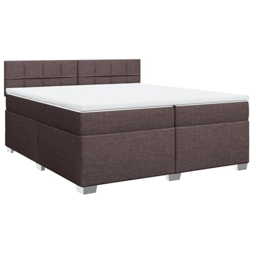 Generico Kangqiling Federbett mit Matratze Dunkelbraun 200 x 200 cm Stoff, Braun, 3285998 von Generisch