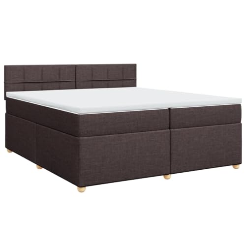 Generico Kangqiling Federbett mit Matratze Dunkelbraun 200 x 200 cm Stoff, Braun, 3289090 von Generisch