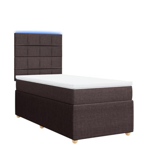 Generico Kangqiling Federbett mit Matratze Dunkelbraun 80 x 200 cm Stoff, Braun, 3294186 von Generisch