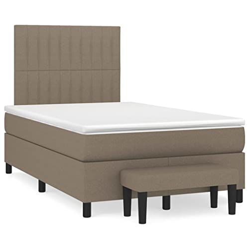 Generico Kangqiling Federbett mit Matratze Taupe 120 x 200 cm aus Stoff, taupe, 3136745 von Generisch