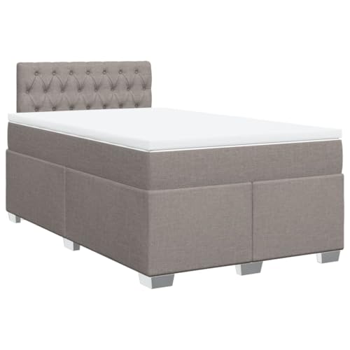 Generico Kangqiling Federbett mit Matratze Taupe 120 x 200 cm aus Stoff, taupe, 3285866 von Generisch