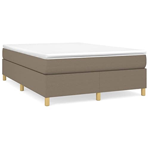 Generico Kangqiling Federbett mit Matratze Taupe 140 x 190 cm aus Stoff, taupe, 3144518 von Generisch