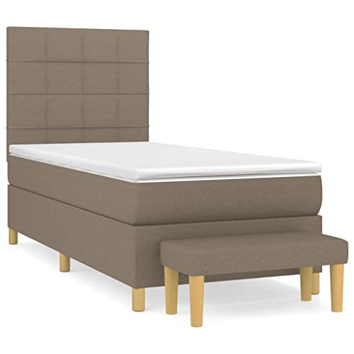 Generico Kangqiling Federbett mit Matratze Taupe 80 x 200 cm Stoff Taupe 3137113 Generico Kangqiling Federbett mit Matratze Taupe 80 x 200 cm Stoff Taupe 3137113 von Generisch