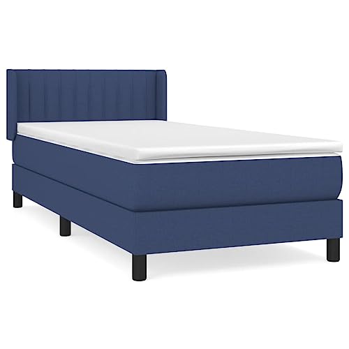 Generico Kangqiling Federbett mit blauer Matratze 80 x 200 cm Stoff, Blau, 3129831 von Generisch