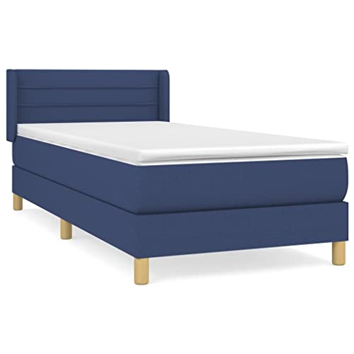 Generico Kangqiling Federbett mit blauer Matratze 90 x 190 cm aus Stoff, Blau, 3130319 von Generisch