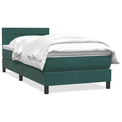 Generico Kangqiling Federbett mit dunkelgrüner Matratze 90 x 220 cm Samt, grün, 3316338 Generico Kangqiling Federbett mit dunkelgrüner Matratze 90 x 220 cm Samt, grün, 3316338 von Generisch