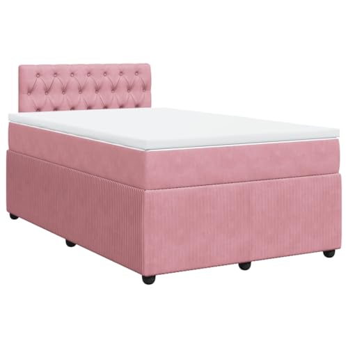 Generico Kangqiling Federbett mit rosa Matratze 120 x 200 cm aus Samt, Rosa, 3287721 von Generisch
