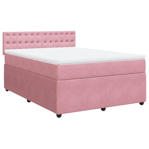 Generico Kangqiling Federbett mit rosa Matratze 140 x 190 cm aus Samt, Rosa, 3287751 Generico Kangqiling Federbett mit rosa Matratze 140 x 190 cm aus Samt, Rosa, 3287751 von Generisch