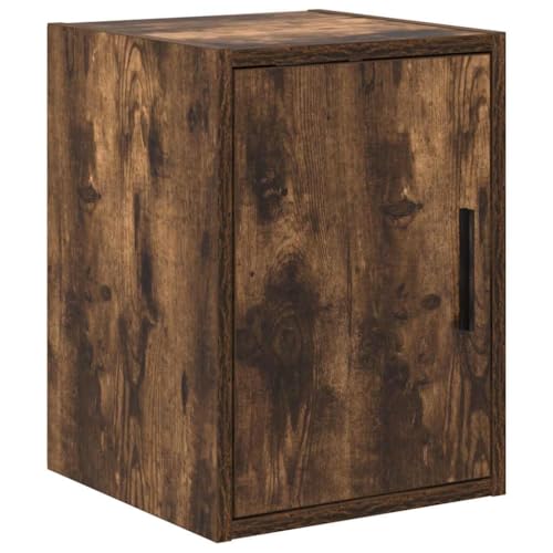 Generico Kangqiling Hängeschrank für Garage Eiche Rauch aus mehrschichtigem Holz, Braun, 860615 von Generisch