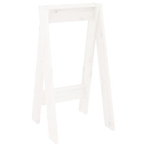 Generico Kangqiling Hocker 2 Stück weiß 40 x 40 x 75 cm aus massivem Kiefernholz, 823670 Generico Kangqiling Hocker 2 Stück weiß 40 x 40 x 75 cm aus massivem Kiefernholz, 823670 von Generisch