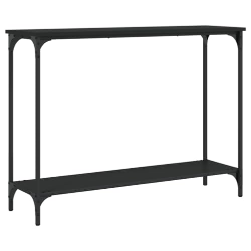 Generico Kangqiling Konsolentisch Schwarz 101 x 30,5 x 75 cm aus mehrschichtigem Holz, schwarz, 837702 Generico Kangqiling Konsolentisch Schwarz 101 x 30,5 x 75 cm aus mehrschichtigem Holz, schwarz, 837702 von Generisch