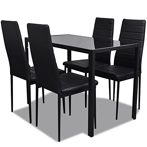 Generico Kangqiling Lunch-Set 5-teilig, Schwarz, 242986 von Generisch