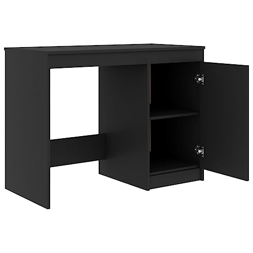Generico Kangqiling Schreibtisch Grau 100 x 50 x 76 cm aus mehrschichtigem Holz, Grau, 801798 von Generisch