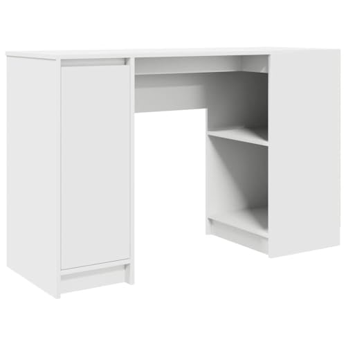 Generico Kangqiling Schreibtisch weiß 120 x 42 x 76 cm aus mehrschichtigem Holz, 861814 von Generisch