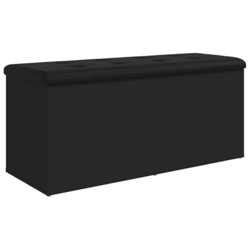 Generico Kangqiling Sitzbank schwarz 102 x 42 x 45 cm aus mehrschichtigem Holz, schwarz, 835055 von Generisch