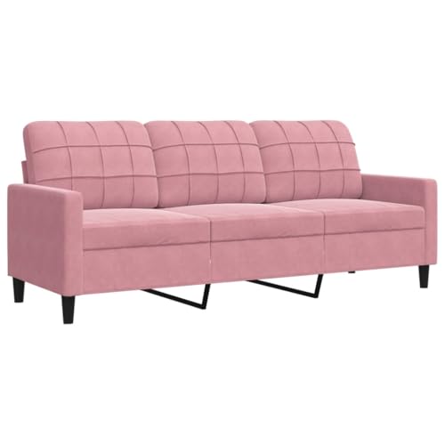 Generico Kangqiling Sofa 3-Sitzer rosa 180 cm Samt rosa 4007637 Generico Kangqiling Sofa 3-Sitzer rosa 180 cm Samt rosa 4007637 von Generisch