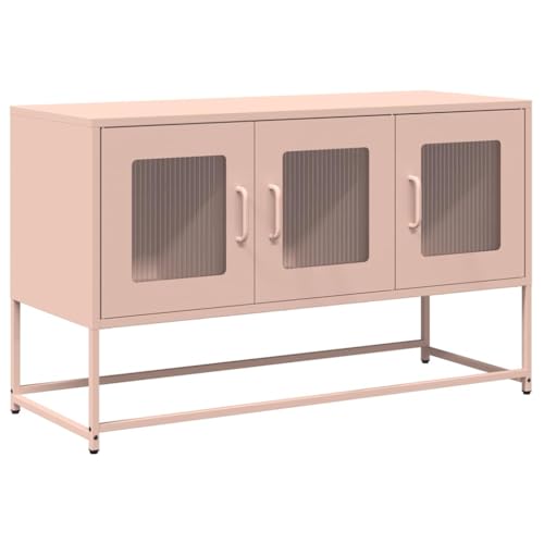 Generico Kangqiling TV-Schrank Rosa 100,5 x 39 x 60,5 cm aus kaltgewalztem Stahl, Rosa, 853339 Generico Kangqiling TV-Schrank Rosa 100,5 x 39 x 60,5 cm aus kaltgewalztem Stahl, Rosa, 853339 von Generisch