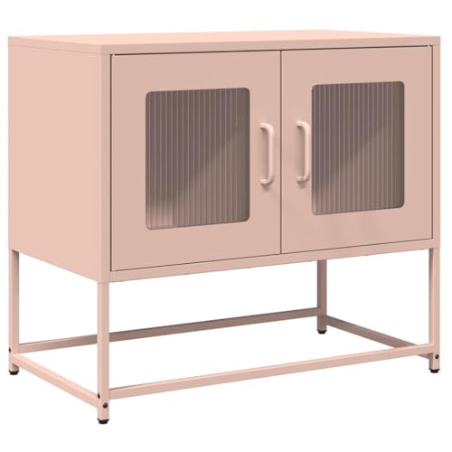 Generico Kangqiling TV-Schrank Rosa 68 x 39 x 60,5 cm aus kaltgewalztem Stahl, Rosa, 853333 Generico Kangqiling TV-Schrank Rosa 68 x 39 x 60,5 cm aus kaltgewalztem Stahl, Rosa, 853333 von Generisch