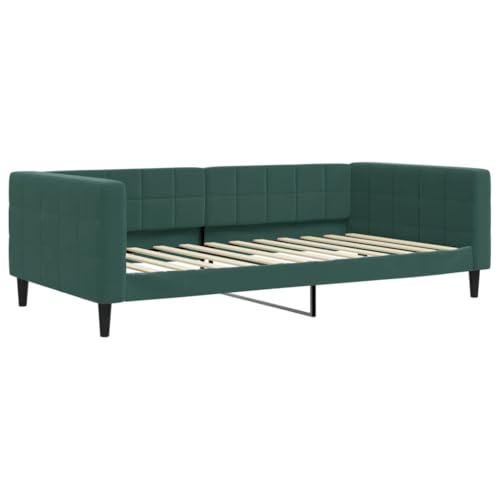Generico Kangqiling Tagesbett dunkelgrün 100 x 200 cm aus Samt, Grün, 354017 Generico Kangqiling Tagesbett dunkelgrün 100 x 200 cm aus Samt, Grün, 354017 von Generisch