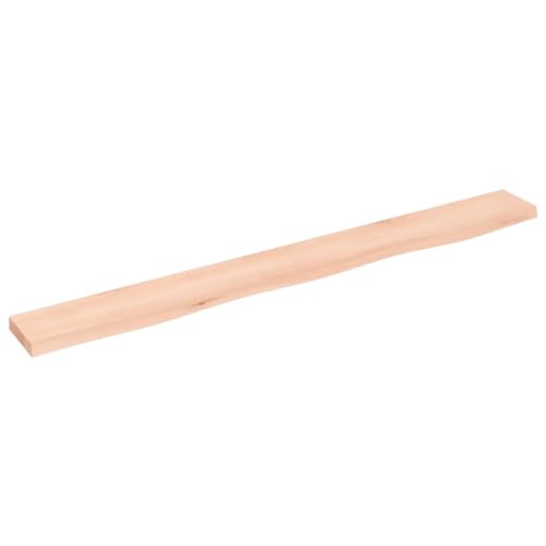 Generico Kangqiling Wandregal 100 x 10 x 2 cm Massivholz Eiche unbehandelt, Braun, 363554 Generico Kangqiling Wandregal 100 x 10 x 2 cm Massivholz Eiche unbehandelt, Braun, 363554 von Generisch
