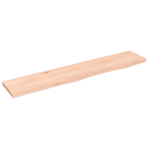 Generico Kangqiling Wandregal 100 x 20 x 2 cm Massivholz Eiche unbehandelt, Braun, 363557 Generico Kangqiling Wandregal 100 x 20 x 2 cm Massivholz Eiche unbehandelt, Braun, 363557 von Generisch