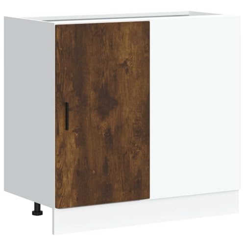 Generico Kangqiling Waschbeckenunterschrank aus mehrschichtigem Holz, Braun, 854293 von Generisch