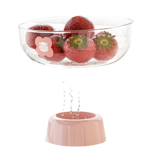 Generico Obstschale - Obstschale | Fuß | Ständer für Küchenorganisator | Moderne hohe Produktion Schüssel mit Drainage | Desktop-Snack-Tablett | Deko-Tablett Generico Obstschale - Obstschale | Fuß | Ständer für Küchenorganisator | Moderne hohe Produktion Schüssel mit Drainage | Desktop-Snack-Tablett | Deko-Tablett von Generisch