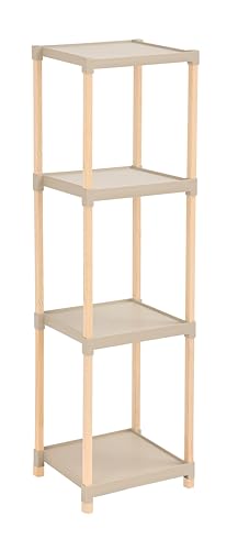 Generico Regal mit 4 Etagen 25 x 100 x 26 cm aus Polypropylen Generico Regal mit 4 Etagen 25 x 100 x 26 cm aus Polypropylen von Fact Importados