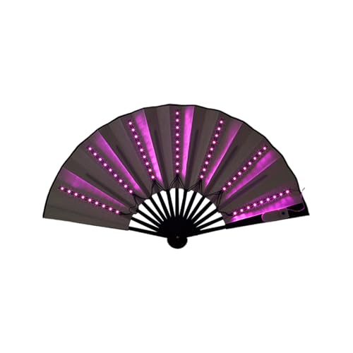 Generico Schalten Sie den faltbaren Handventilator ein | Vibrierender Lüfter für LED- - Tragbare Heißkühlwerkzeuge, Karnevals-Cosplay-Dekorationen zum Tanzen Generico Schalten Sie den faltbaren Handventilator ein | Vibrierender Lüfter für LED- - Tragbare Heißkühlwerkzeuge, Karnevals-Cosplay-Dekorationen zum Tanzen von Generisch