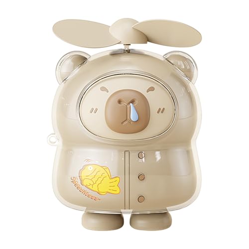 Generico Tragbarer wiederaufladbarer Ventilator – Tischventilator in Form eines Kapybara-Fans – Handheld Fan – tragbar | Quiet Capybara Cooling Device | USB wiederaufladbar, Quiet Handheld for Travel Generico Tragbarer wiederaufladbarer Ventilator – Tischventilator in Form eines Kapybara-Fans – Handheld Fan – tragbar | Quiet Capybara Cooling Device | USB wiederaufladbar, Quiet Handheld for Travel von Generisch