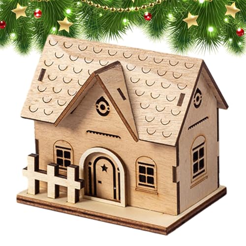 Generico Weihnachtsbeleuchtung Häuser - Beleuchtetes Holzhaus Weihnachten - Desktop Sammlergebäude für Fenster APPAGGI Generico Weihnachtsbeleuchtung Häuser - Beleuchtetes Holzhaus Weihnachten - Desktop Sammlergebäude für Fenster APPAGGI von Generisch