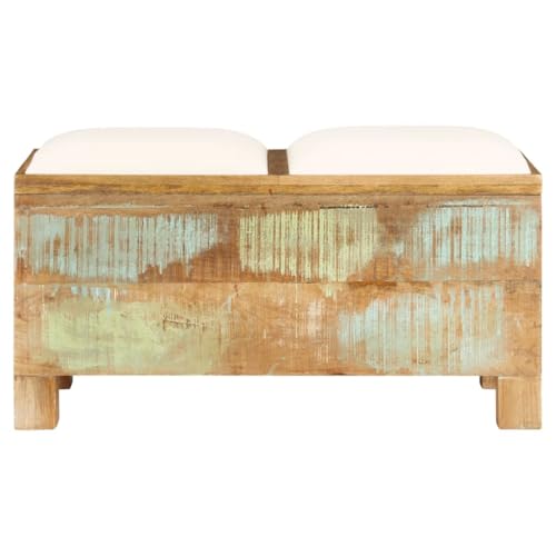 Generico kangqiling 245137 Truhe aus Massivholz, 80 x 40 x 40 cm, Braun, 245137 von Generisch