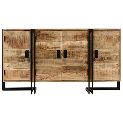 Generico kangqiling Anrichte aus massivem Mangoholz, 150 x 40 x 80 cm, Braun, 246024 von Generisch